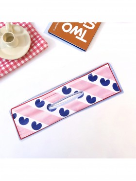 Heart Patterned Bun Maker/Bag Accent